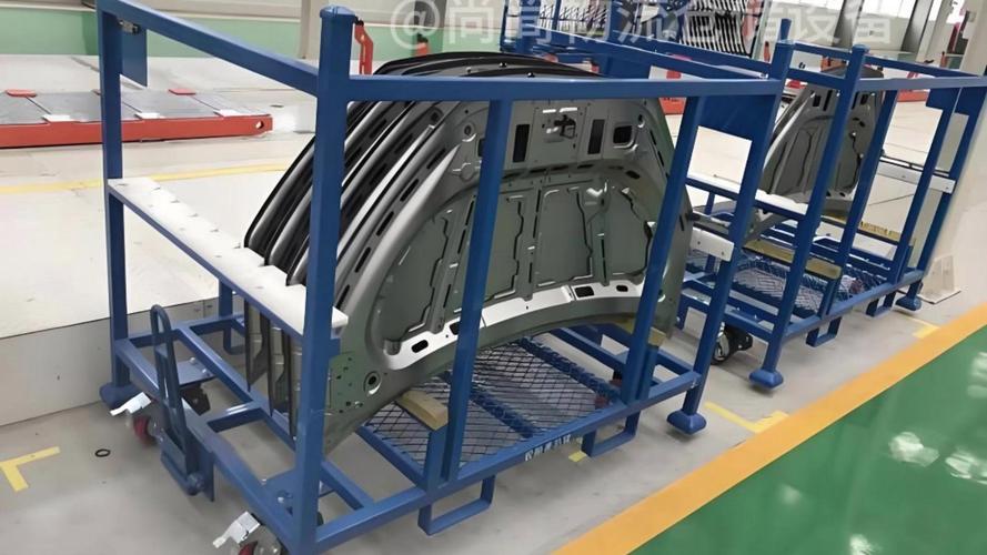 汽车零配件车门车盖等钣金件存放周转堆垛架工装车 工位器具